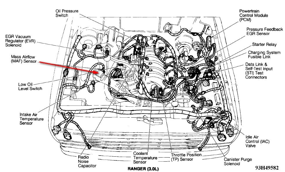 2006 Ford Ranger 3.0l Evzo Pcm Wiring Diagram