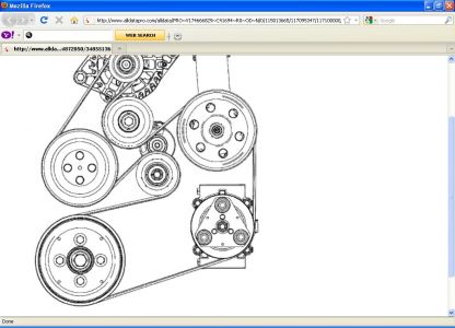 2006 ford taurus belt routing