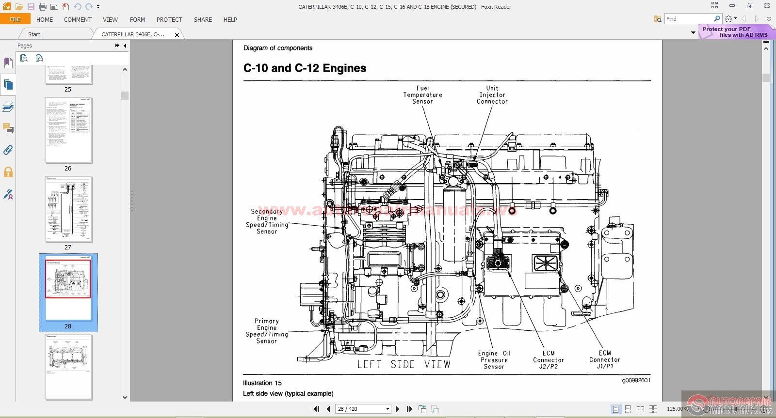 2006 freightliner st120 with c15 engine wiring diagram