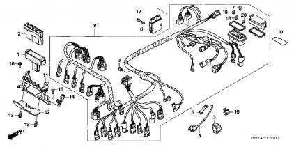 2006 honda foreman 500 carburetor diagram