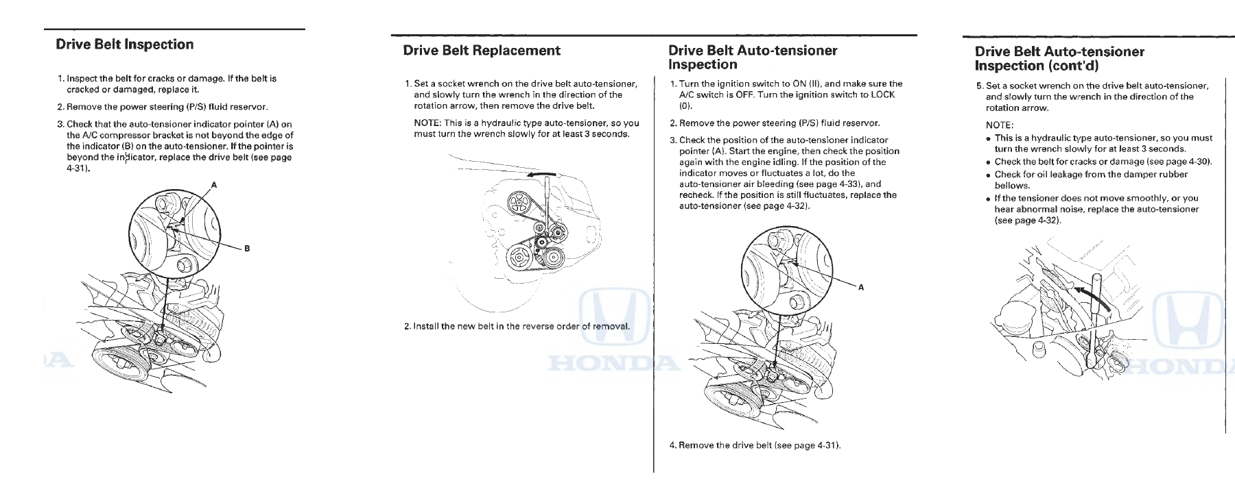 2006 honda pilot serpentine belt diagram