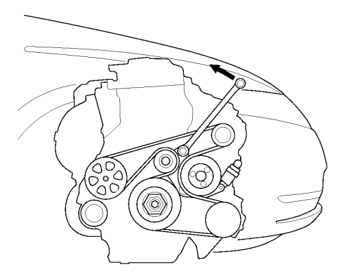 2006 honda pilot serpentine belt diagram