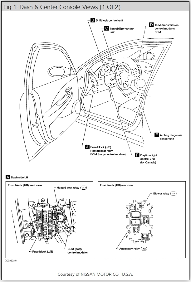 2006 nissan murano air compressor wiring diagram