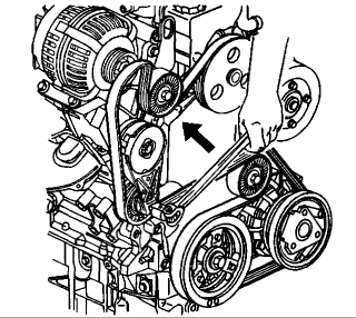 2007 chevy malibu serpentine belt diagram