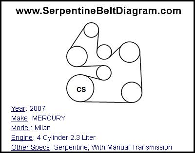 2007 chevy uplander belt diagram
