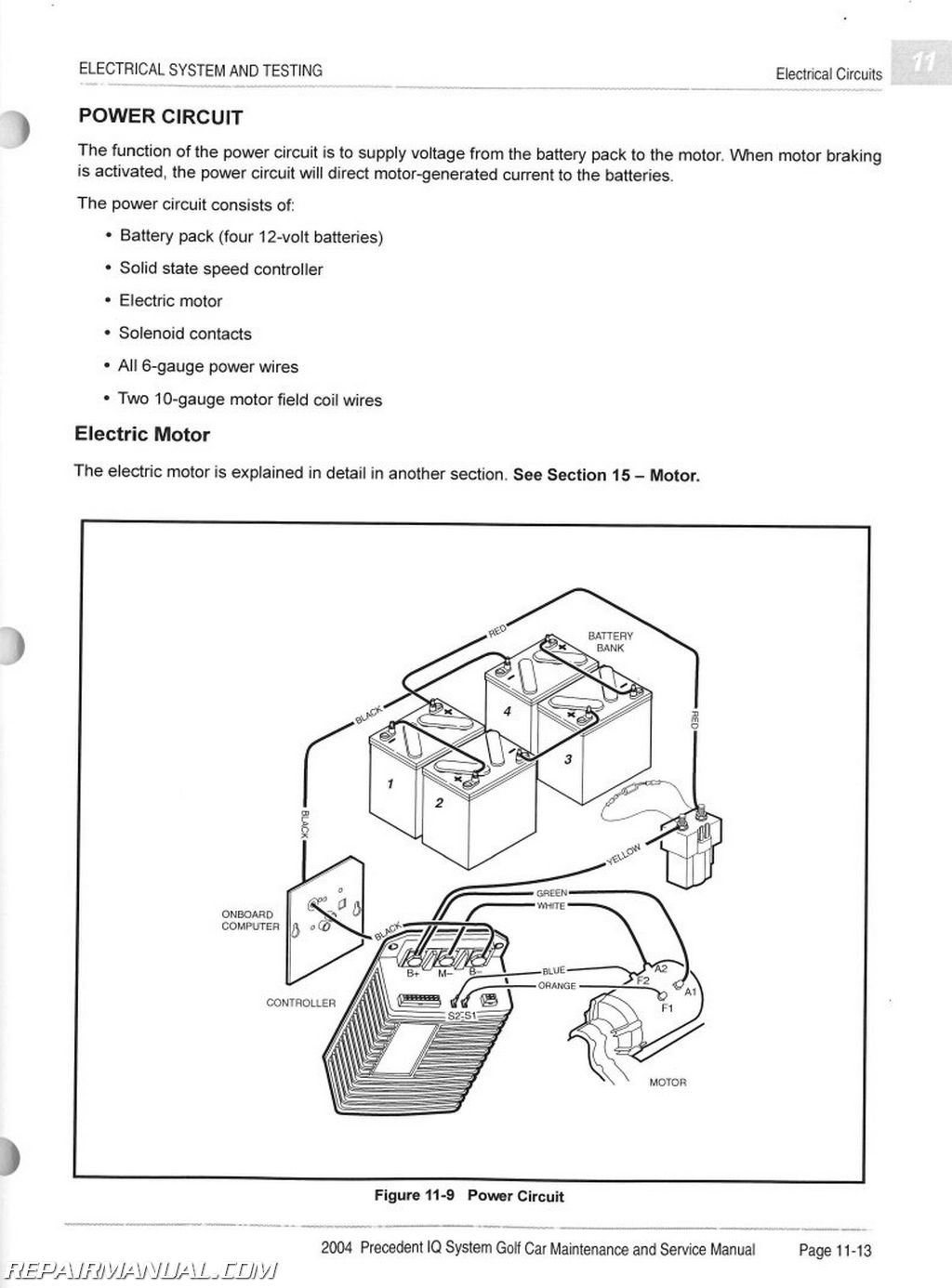 2007 club car precedent wiring diagram