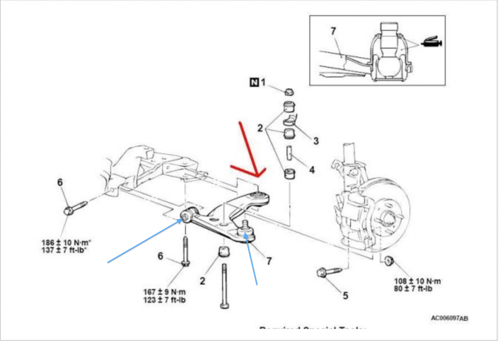 2007 dodge caliber rear suspension diagram