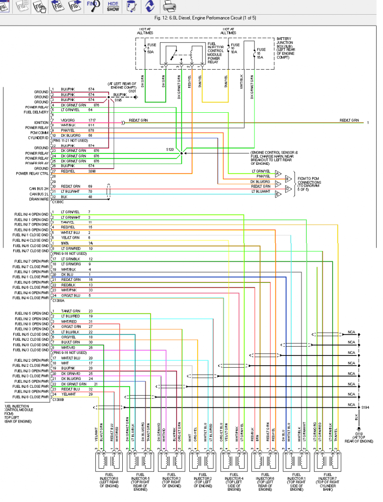 2007 f250 6.0l powerstroke wiring diagram