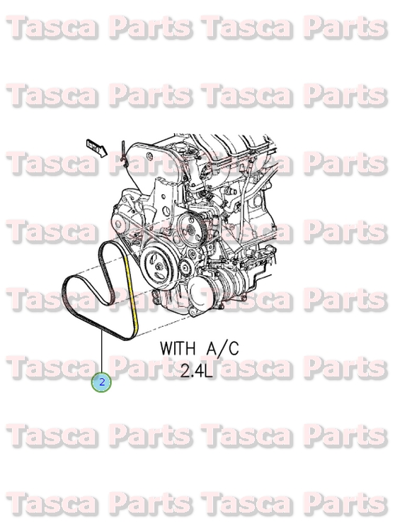 2007 ford edge serpentine belt diagram