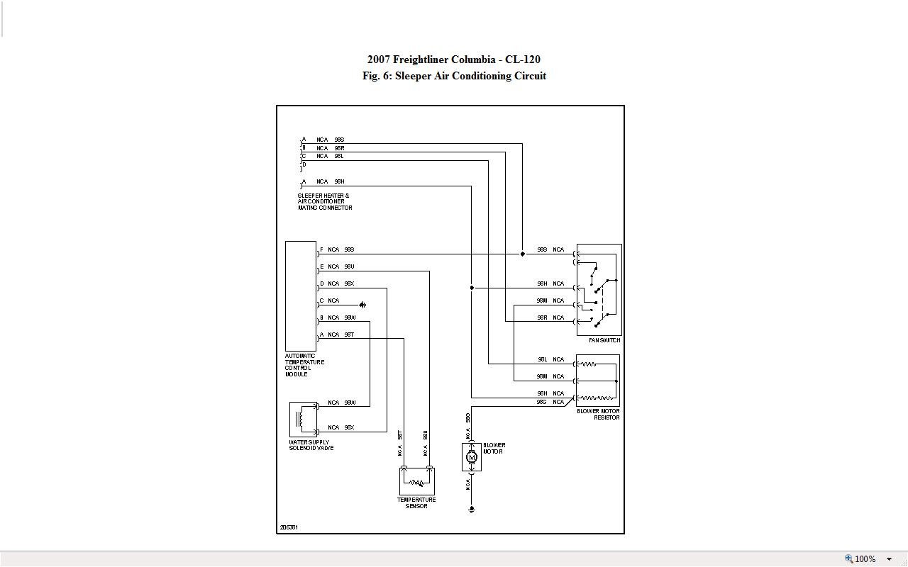 2007 freightliner columbia fuel gauge wiring diagram