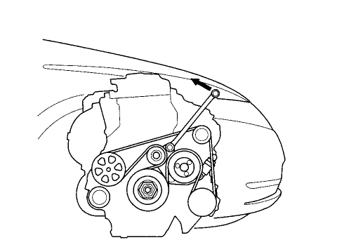 2007 honda odyssey serpentine belt diagram