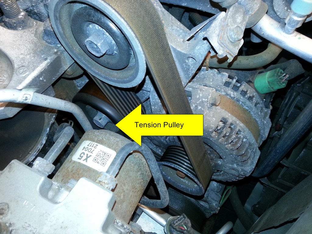 2007 honda pilot serpentine belt routing