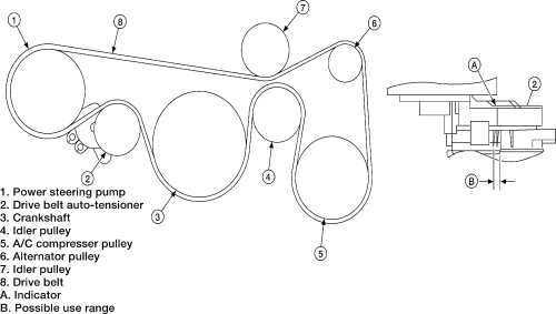 2007 nissan maxima serpentine belt diagram