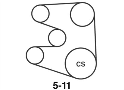 2007 scion tc serpentine belt diagram