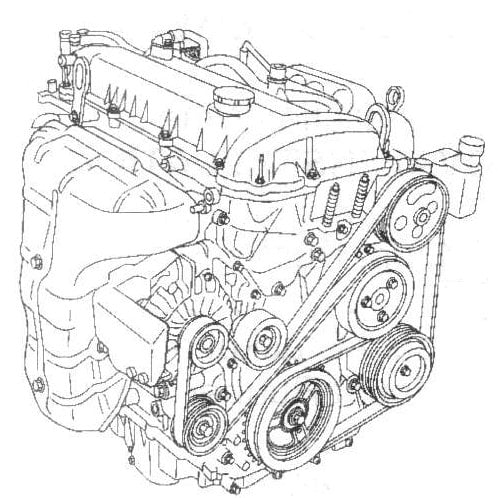 2007 scion tc serpentine belt diagram