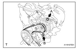 2007 toyota yaris serpentine belt diagram