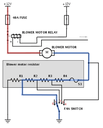 2007 uplander cooling fan resistor wiring diagram