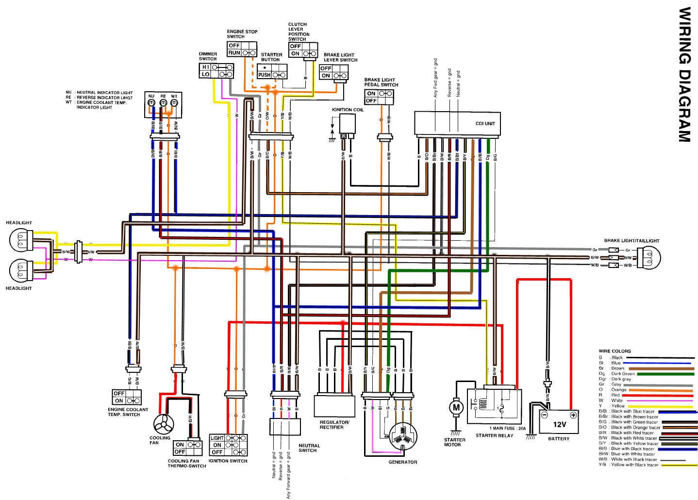 2007 Yfz 450 Headlight Wiring Diagram