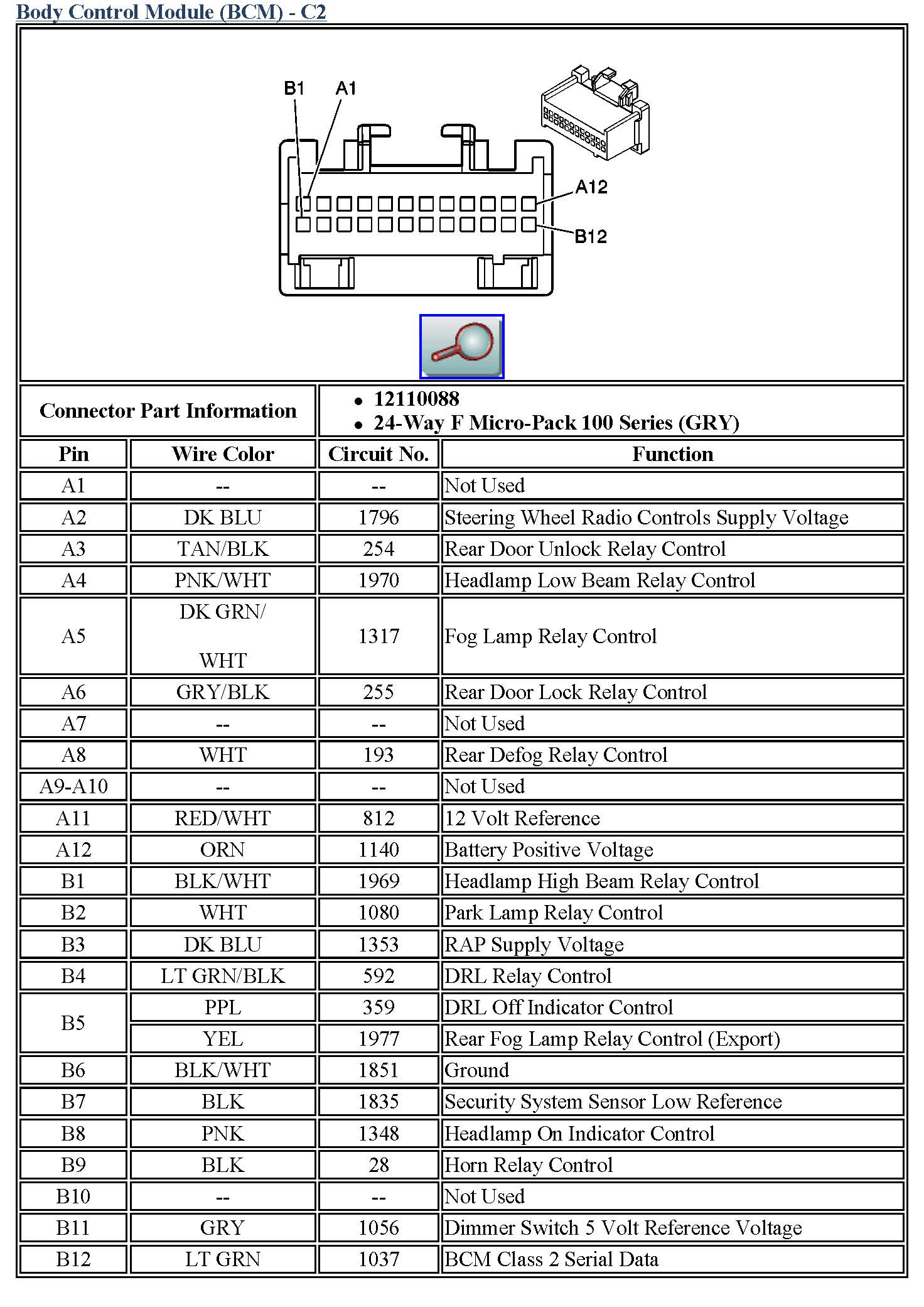 2008 Gmc C5500 Bcm Module Wiring Diagram 2007 gmc sierra classic stereo wiring diagram 