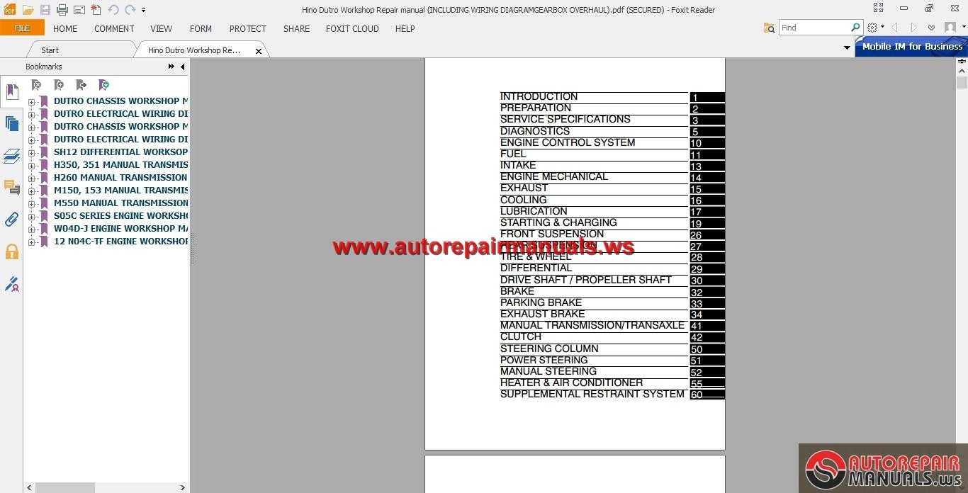 2008 Hino 268 Wiring Diagram