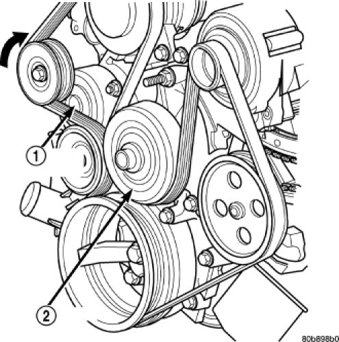 2008 jeep patriot serpentine belt diagram