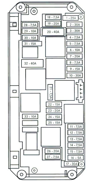 2008 mercedes c300 fuse diagram