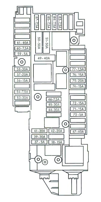 2008 mercedes c300 fuse diagram