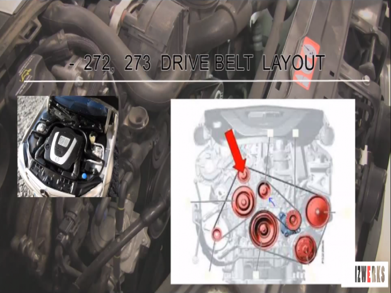 2008 mercedes c300 serpentine belt diagram