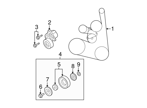 2008 nissan rogue serpentine belt diagram