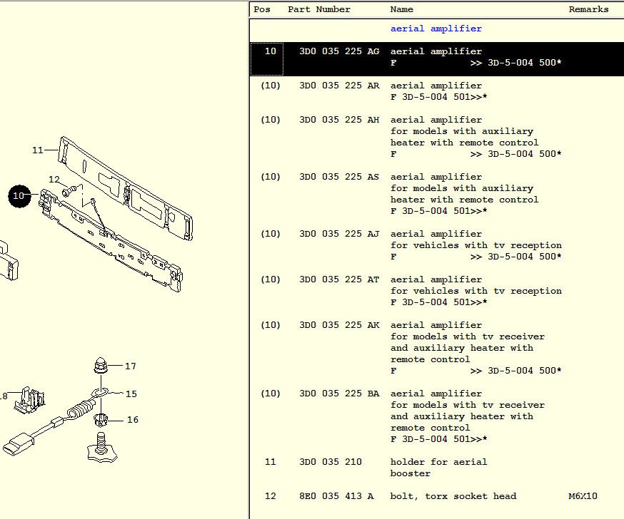 2008 phaeton tv antenna wiring diagram