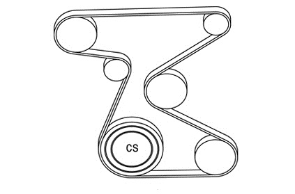 2008 scion tc serpentine belt diagram