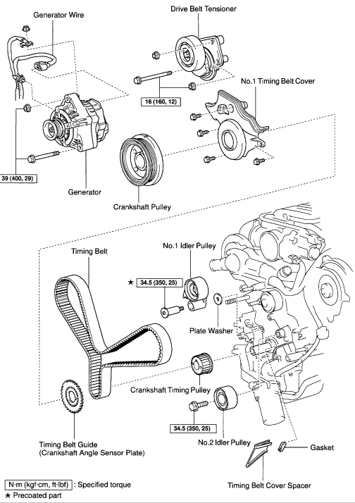 2008 toyota tacoma serpentine belt diagram