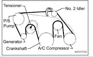 2008 toyota tundra serpentine belt diagram