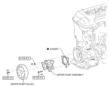 2008 toyota yaris serpentine belt diagram