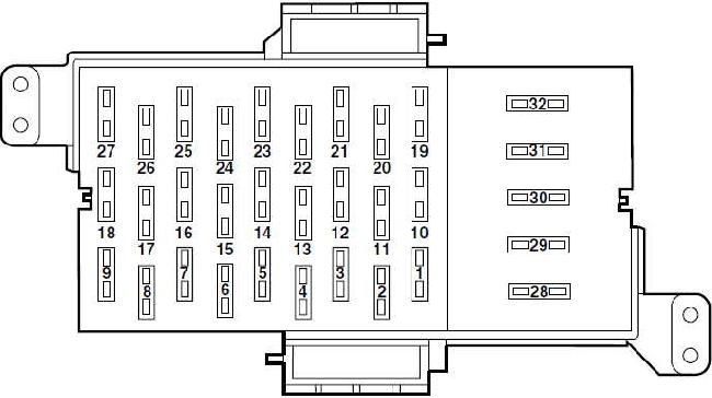 2009 ford crown victoria police interceptor fuse box diagram