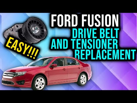 2009 ford fusion serpentine belt diagram