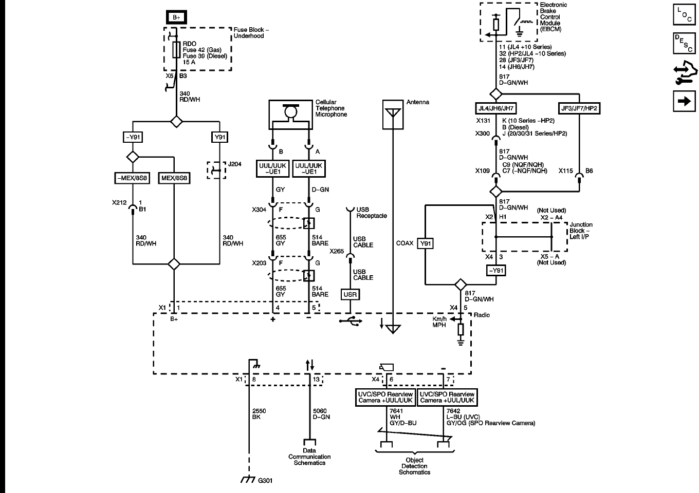 2011 chevy tahoe factory uk3 radio wiring diagram