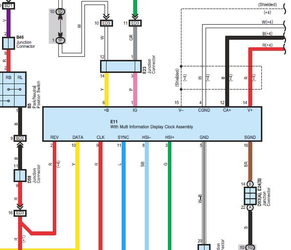 2012 denali backup camera wiring diagram