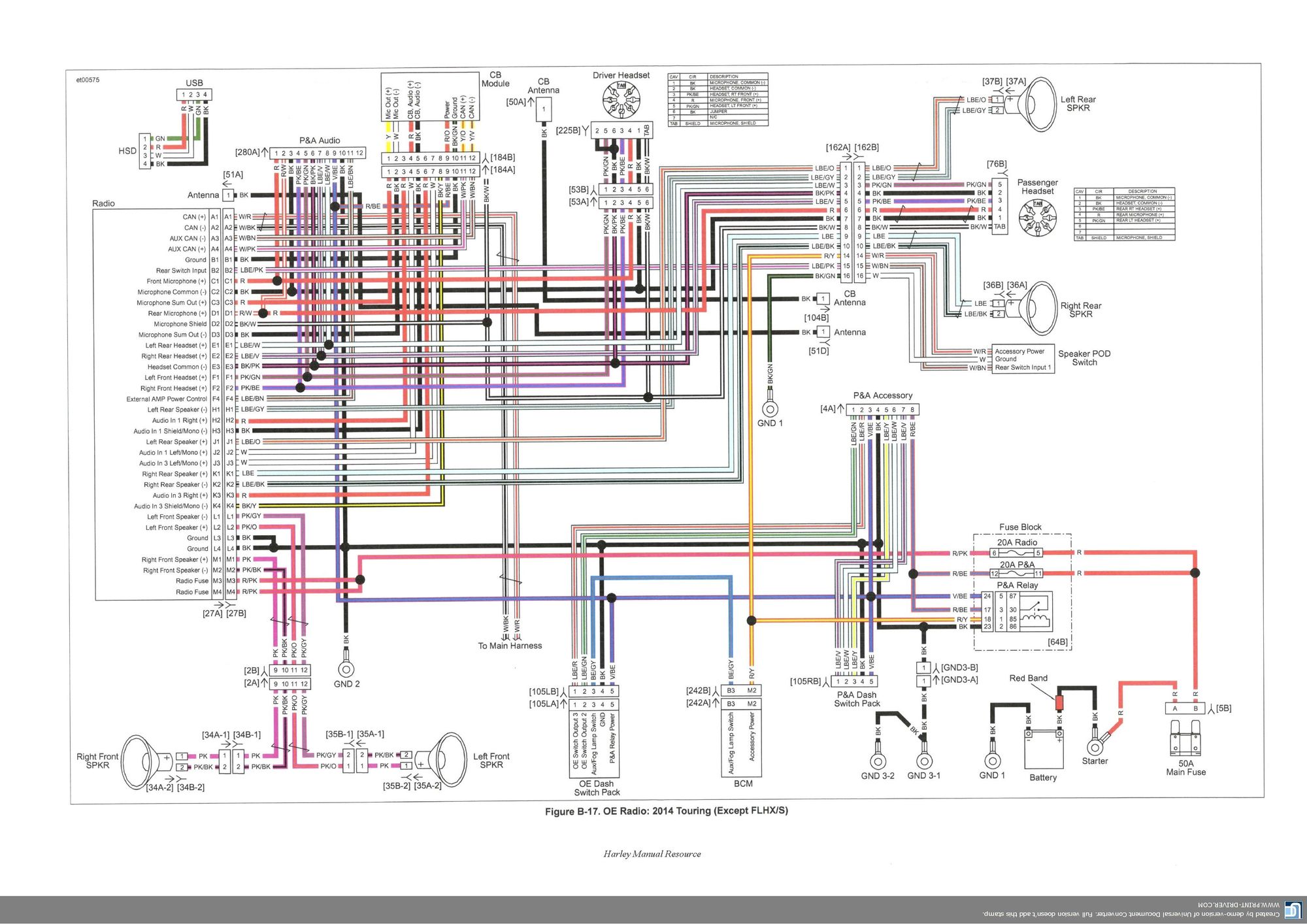 2012 flhx wiring diagram