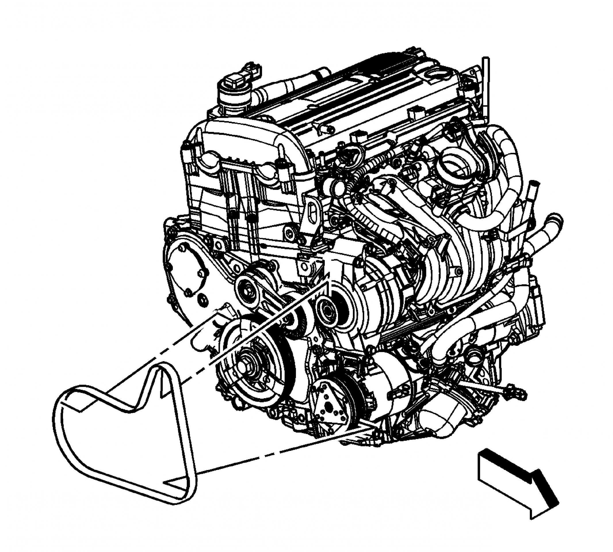 2013 chevy malibu serpentine belt diagram