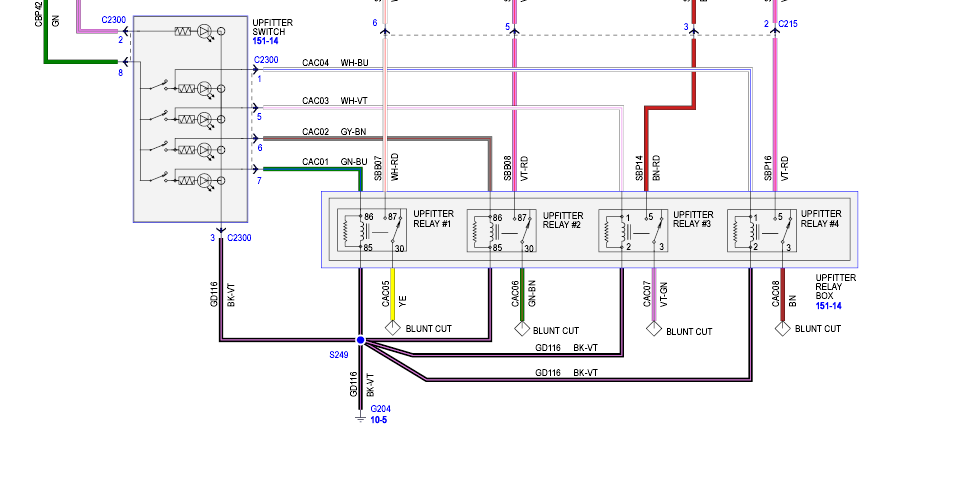 2014 f350 upfitter switch wiring diagram