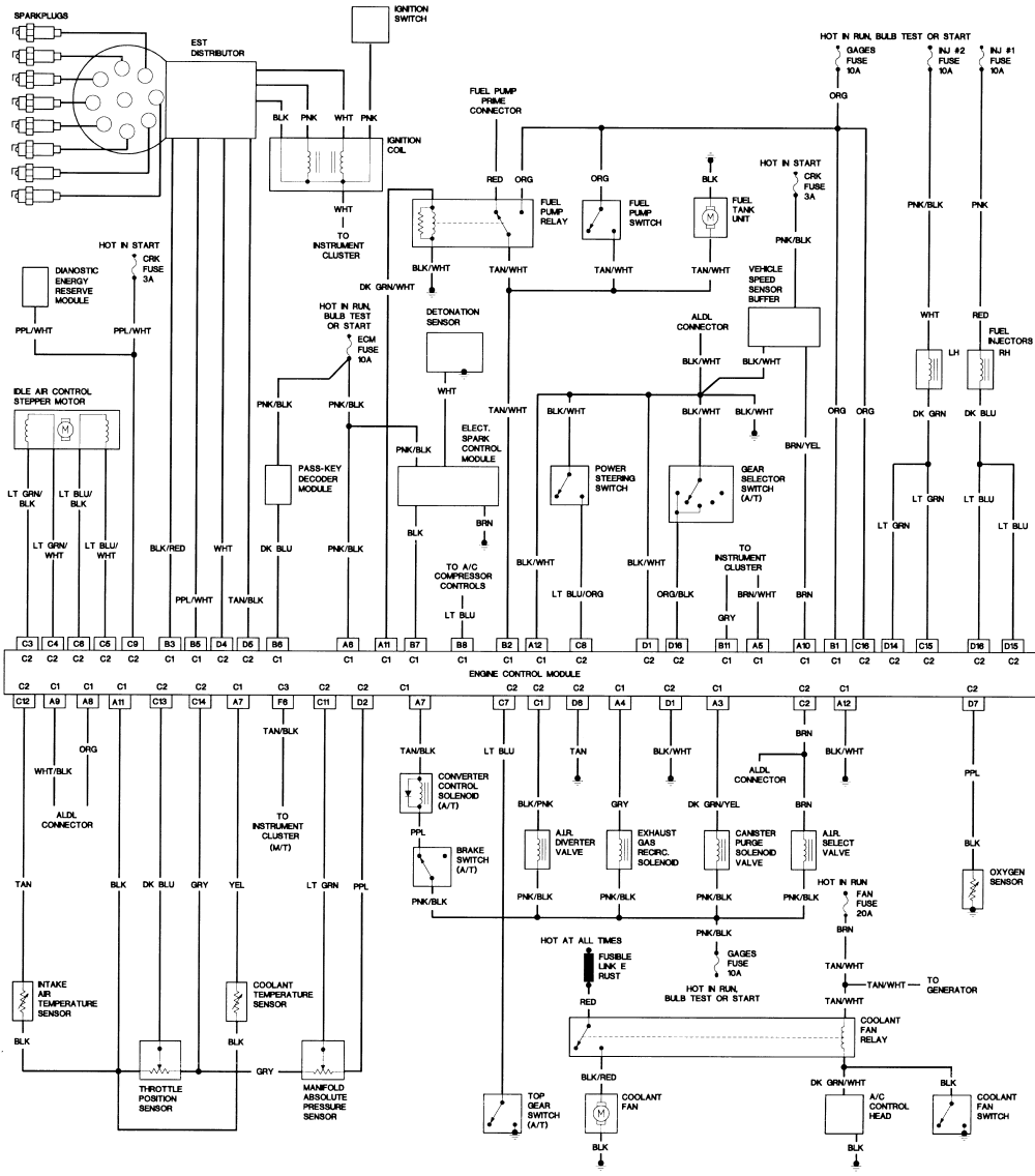 2016 gmc canyon pcm schematic wiring diagram pinout