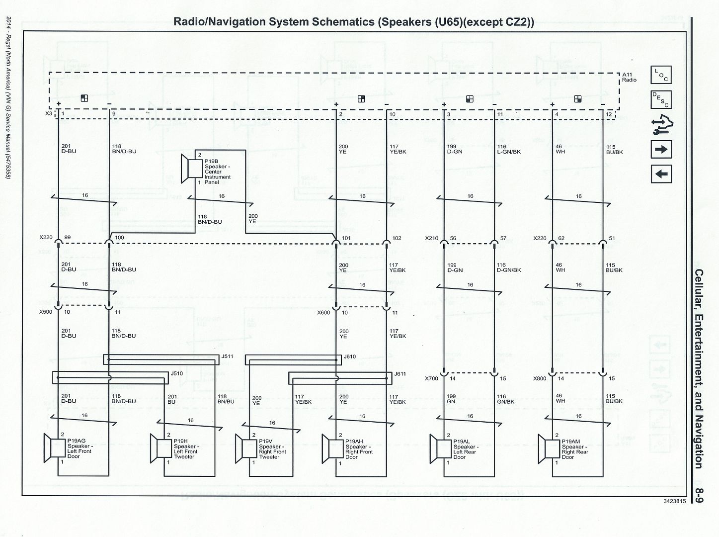 2017 buick regal rear bose speaker wiring diagram