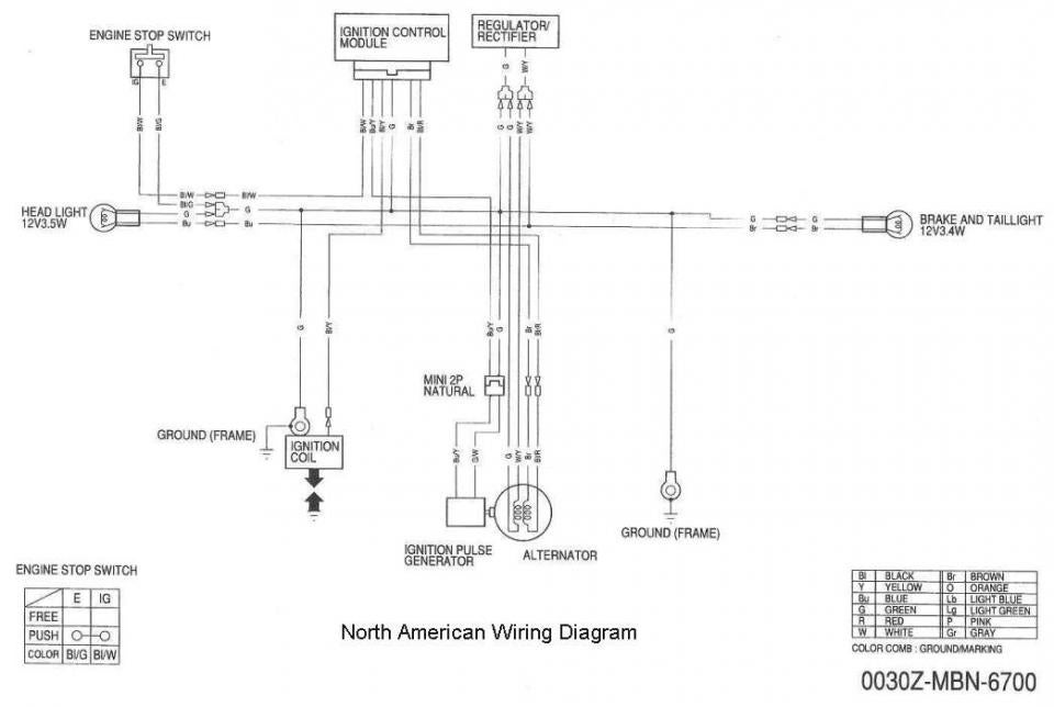 2017 honda crf 125 electric start wiring diagram