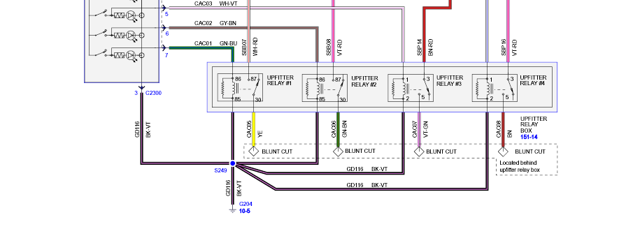 2018 ford upfitter switches wiring diagram