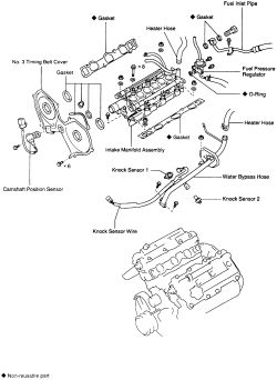 22re coolant hose diagram