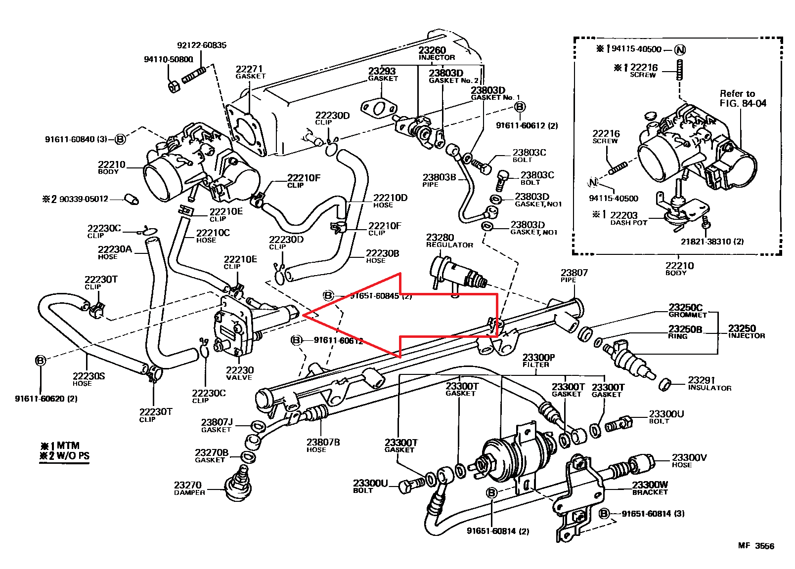 22re intake manifold diagram