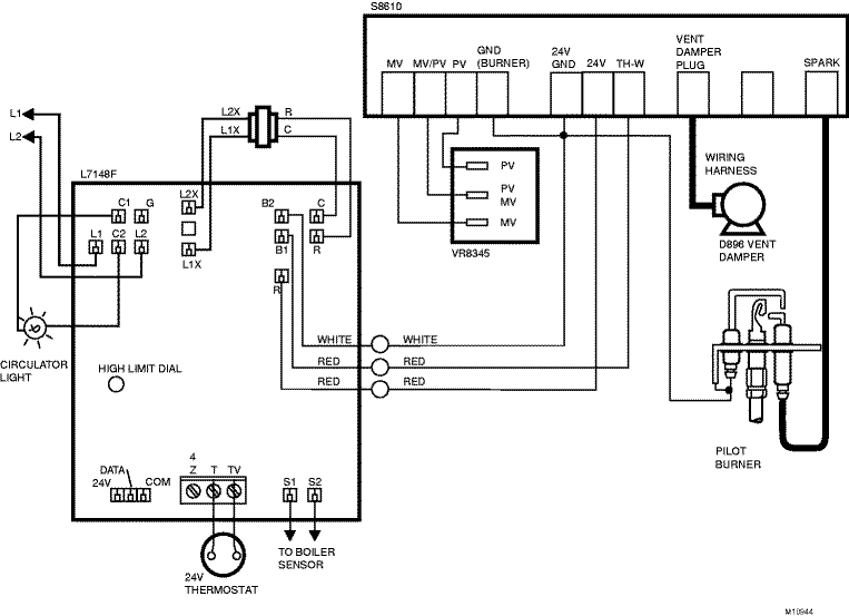 24 vac motorized damper wiring diagram