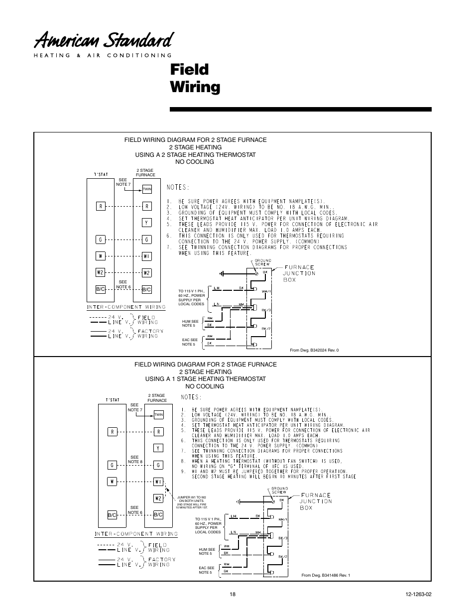 2stage furnace single stage ac thermostat wiring diagram
