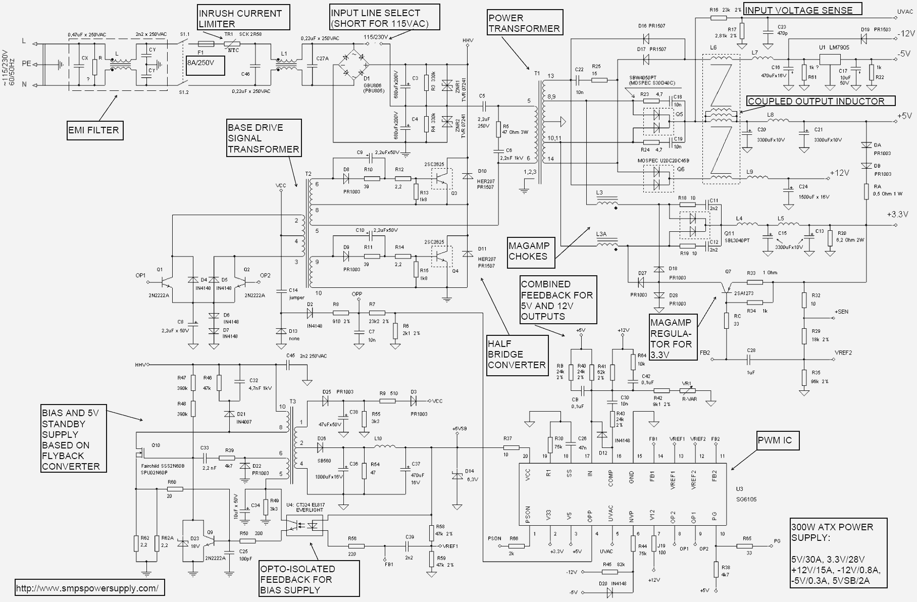 300w power supply model dps-300pb-3a wiring diagram